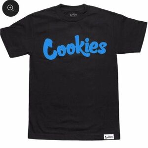 Cookies local Reserve Motor City Original Mint Black T-Shirt with Blue Logo